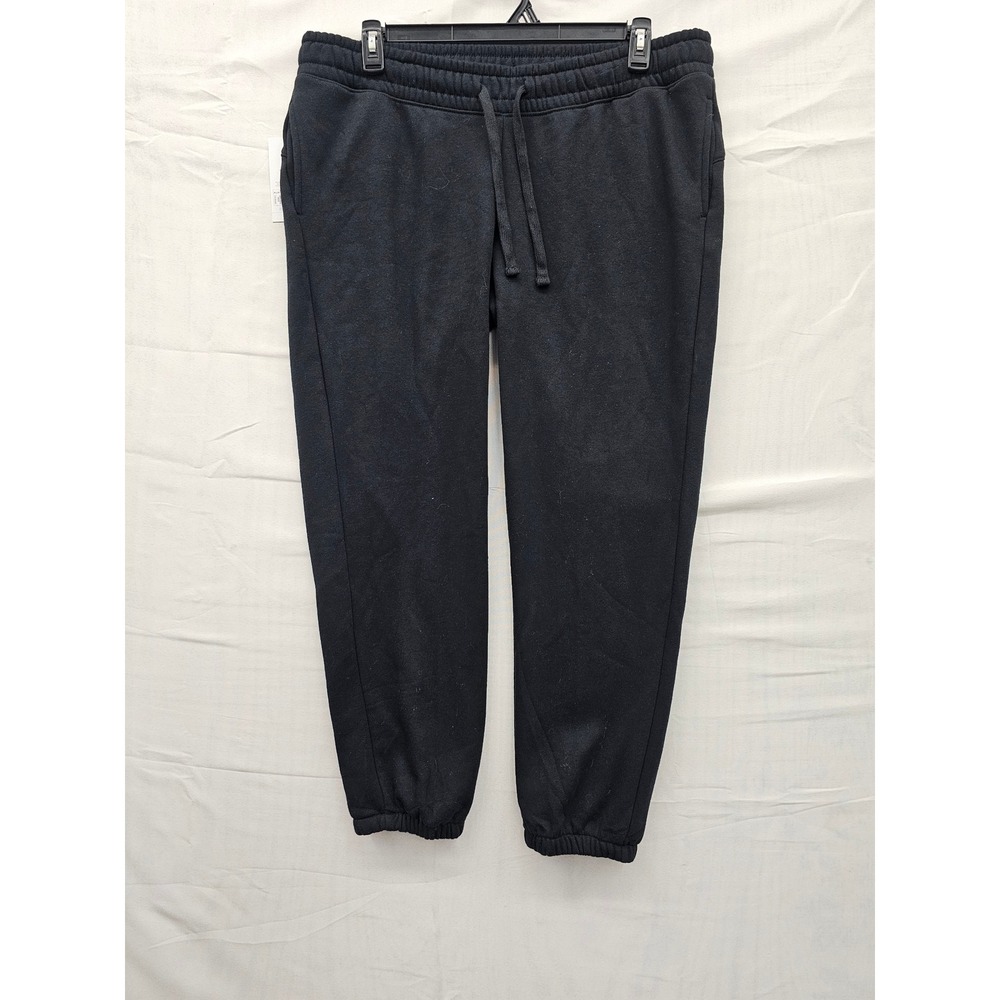 Isabel by Ingrid & Isabel Womens Maternity Joggers Black Cotton Blend Size Large